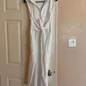 Banana Republic Classic White Dress